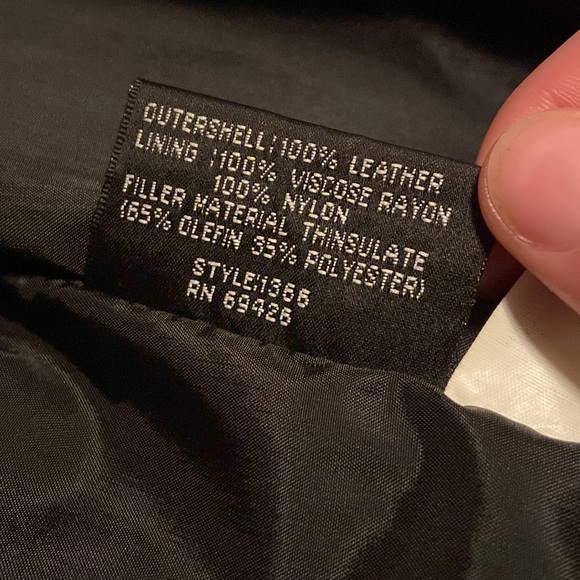 COPY - Open Road REAL LEATHER JACKET SMALL - Picture 4 of 12